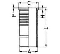 KOLBENSCHMIDT Zylinderlaufbuchse Universal 134mm für VOLVO 89175110