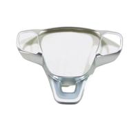 Kompatibel Mit Ford Für Kuga Für Escape 3 2020 2021 2022 2023 2024 Autozubehör Lenkradverkleidung Steuerknopf Rahmenabdeckung Autoinnenraum(Silver,Size1)