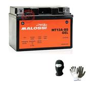 KOMPATIBEL MIT Honda FES Pantheon 2T 125 PRO Jahr 1998 al 2002 YT12A-BS MALOSSI Gel-Batterie MT12A-BS BEREIT VERSENDET UND Lade AKTIVE BATTERIEN 10 AH Ampere 12 Volt 150X88X105MM