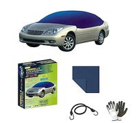Kompatibel mit Mitsubishi Colt 3p von 01/09 bis 05/12 (20114) Sonnenblende für Windschutzscheiben, Abdeckung für vorne und hinten, für Auto, kratzfest, mit Gummibändern für die Befestigung am Kopf