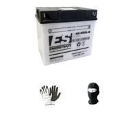 KOMPATIBEL MIT Moto Guzzi V35 TT V35 TT 350 1984 A 1986 ENERGIESICHERE Batterie, BEREIT ZUM EINBAU 53030 12V/30AH (ES60-N30-LA), Start des MOTORRADMOTORS