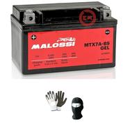 KOMPATIBEL MIT PEUGEOT Kisbee/RS 4T 50 von 2018 bis 2020 Batterie aus Malossi Gel MTX7A-BS, bereits gebrauchsfertig im Werk vorgeladene Batterien 6 Ah Ampere 12 Volt