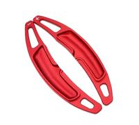 Kompatibel Mit Porsche 911 2016 2017 2018 2019 Für Cayenne Ersatz-Lenkrad-Schaltwippen-Verlängerungshebel-Aufkleber Lenkrad Schaltwippen(Rot)