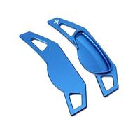 Kompatibel Mit Smart Für Fortwo 451 453 2009-2017 Aluminiumlegierung Auto-Lenkrad-Schaltpaddel-Verlängerung Schaltwippen(Blue)