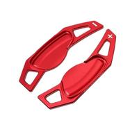 Kompatibel Mit Smart Für Fortwo 451 453 2009-2017 Aluminiumlegierung Auto-Lenkrad-Schaltpaddel-Verlängerung Schaltwippen(Red)