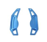 Kompatibel Mit Smart Für ForTwo Für ForFour 451 453 2015-2017 Aluminiumlegierung Auto-Lenkrad-Schaltwippen-Verlängerung Schaltwippen(Blue)