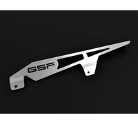 kompatibel mit: Suzuki GSF 600 / S BJ 1995-99 / GSF 1200 / S BJ 1996-06 / GSF 1250 / S BJ 2007-14 / Bandit Kettenschutz Kettenabschirmung Logo silber IBEX