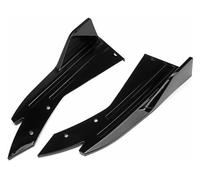 Kompatibel Mit Toyota Auto Seitenschweller Automobil Wrap Winkel Stoßstange Hinten Ecke Modifikation Schraube Fixierung Kollision Schritt(Bright Black)