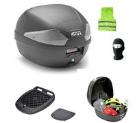 KOMPATIBEL MIT Yamaha N-MAX 125 TOPCASE FÜR MOTORRADROLLER B29NT2 B29 TECH 29-Liter-Koffer Kofferraum INKLUSIVE Platte UND KIT ZUR Befestigung AM HECKGEPÄCKTRÄGER