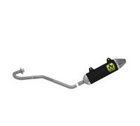 Komplett Auspuff Arrow Alu Black Kol Rac Thund Stahl Malaguti XSM125 2019 2020