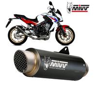 Komplette Auspuff MIVV GP PRO Schwarz Edelstahl Schwarz HONDA CB 650 F 2014 2018