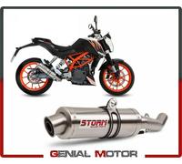 Komplette auspuff Storm by Mivv Schalldampfer Gp Inox fur KTM 390 Duke 2013 2016