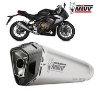 Komplette Auspuffanlage MIVV Delta Race Edelstahl fur HONDA CBR 650 R 2019 2023