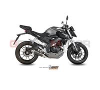 Auspuff Komplette Motorrad Mivv Yamaha Mt-125 2016 16 Endtopf Gp Carbon