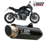 Gp Pro Auspuffsystem mit EG-BE Carbon/Titan/Black Steel Honda Cbr 650 R