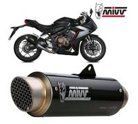 Gp Pro Auspuffsystem mit EG-BE Carbon/Titan/Black Steel Honda Cbr 650 R