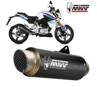MIVV Auspuffanlage GPpro Sport Edelstahl Schwarz für BMW G 310 R 2018-2023