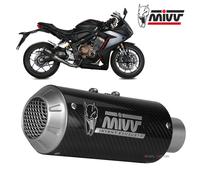 Komplette Auspuffanlage MIVV MK3 Carbon fur HONDA CBR 650 R 2019 > 2023