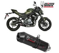 Komplette Auspuffanlage MIVV Oval Carbon Carbon-end KAWASAKI Z 650 2017 > 2023