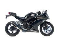 Komplettes Auspuffsystem Leovince GP Corsa Schwarz Kawasaki Ninja 300 R 2014
