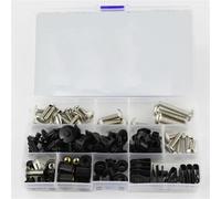 Komplettes Motorrad-Verkleidungsschrauben-Set Aus Stahl Für Suzuki Für GSX-R600 GSX-R750 2011-2018(Silber)