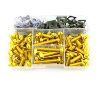 Komplettes Verkleidungsschrauben-Set, Karosserie-Schraubclip Für CB700 750 500X 900F 1300 1000R Für Hornet 900/250(Gold)