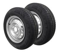 Komplettrad 155/80R13 84N 112x5, !! 5 LOCH !!155 R 13 PKW Anhänger 4,5 Jx13 Reifen Anhängerrad (2x)