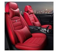 Komplettset Autositzschoner Für KIA Für Sportage Für Optima Für Rio Für Niro Für Ceed Für Cerato Für Spectra 5-Sitzer-Autositzbezüge Accessories(Red pillow)
