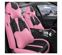 Komplettset Autositzschoner Für Lexus Für LX470 Für LX570 Für NX300h RC300 Für RX350 RX400h UX250h Vorne Hinten Auto Sitzbezug Zubehör Accessories(Pink)