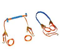 Komplettset - Motorrad Lenkergurt und Heckgurt, Motorradspanngurte