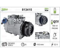 Valeo Kompressor, Klimaanlage [Hersteller-Nr. 813415] für BMW