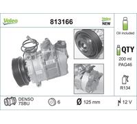 Valeo | Kompressor, Klimaanlage | 813166