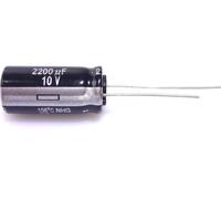 Kondensator 2200µF/10V Elektrolyt Radial