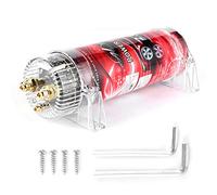 Kondensator Car Audio, 2 Car Audio Leistungskondensator Verstärker Spannungsregler Rote LED 10-16 V DC