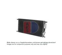 Kondensator Klimaanlage AKS DASIS 522036N für Jaguar XK 8 Convertible