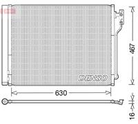 Kondensator, Klimaanlage DENSO DCN05031