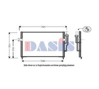 Kondensator Klimaanlage Klimakühler für Mitsubishi Space Star DG_A