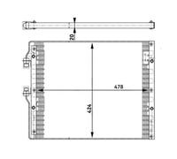 MAHLE Kondensator, Klimaanlage Universal für IVECO AC 383 000S