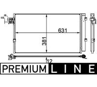 MAHLE ORIGINAL AC 38 000P Klimakondensator