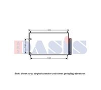 Kondensator Klimaanlage mit Trockner für Toyota Auris _E15_ Avensis