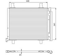 Kondensator Klimaanlage VALEO 814168 für VW Seat Skoda UP! Mii Citigo Load