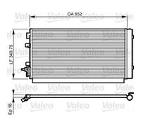 VALEO 814187 Klimakondensator