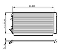 VALEO 814187 Klimakondensator