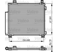 Kondensator Klimaanlage VALEO 814220 für Aston Martin Cygnet