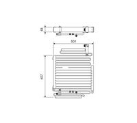 Kondensator Klimaanlage VALEO 814296 für Audi Coupe B3 80 B4 Avant