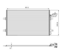 Kondensator Klimaanlage VALEO 814324 für Volvo C30 S40 II V50