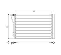 Kondensator Klimaanlage VALEO 814388 für BMW 6er