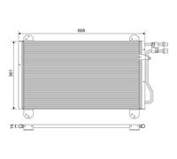 Kondensator Klimaanlage VALEO 816891 für Mercedes-Benz Sprinter