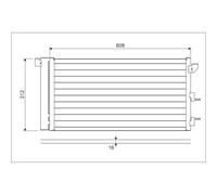 Kondensator Klimaanlage VALEO 818005 für Fiat Panda Classic
