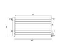 Kondensator Klimaanlage VALEO 822650 für Audi A4 B9 Avant Allroad A5